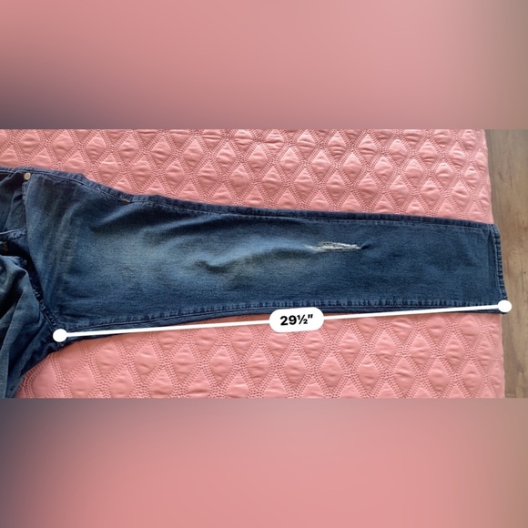 Distressed True Religion Blue Jeans Junior’s Size 16 - Picture 11 of 13